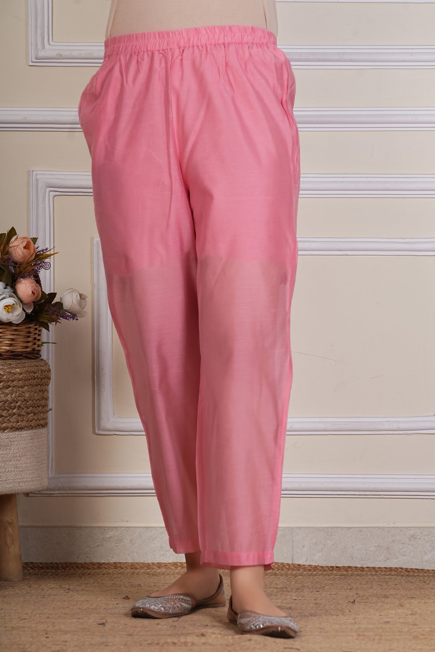 Pink Kurta Set with Matching Dupatta